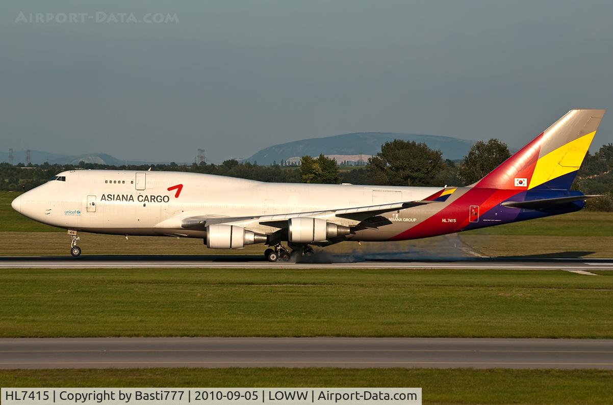 HL7415, 1993 Boeing 747-48EM(BDSF) C/N 25777, Asiana@Vienna