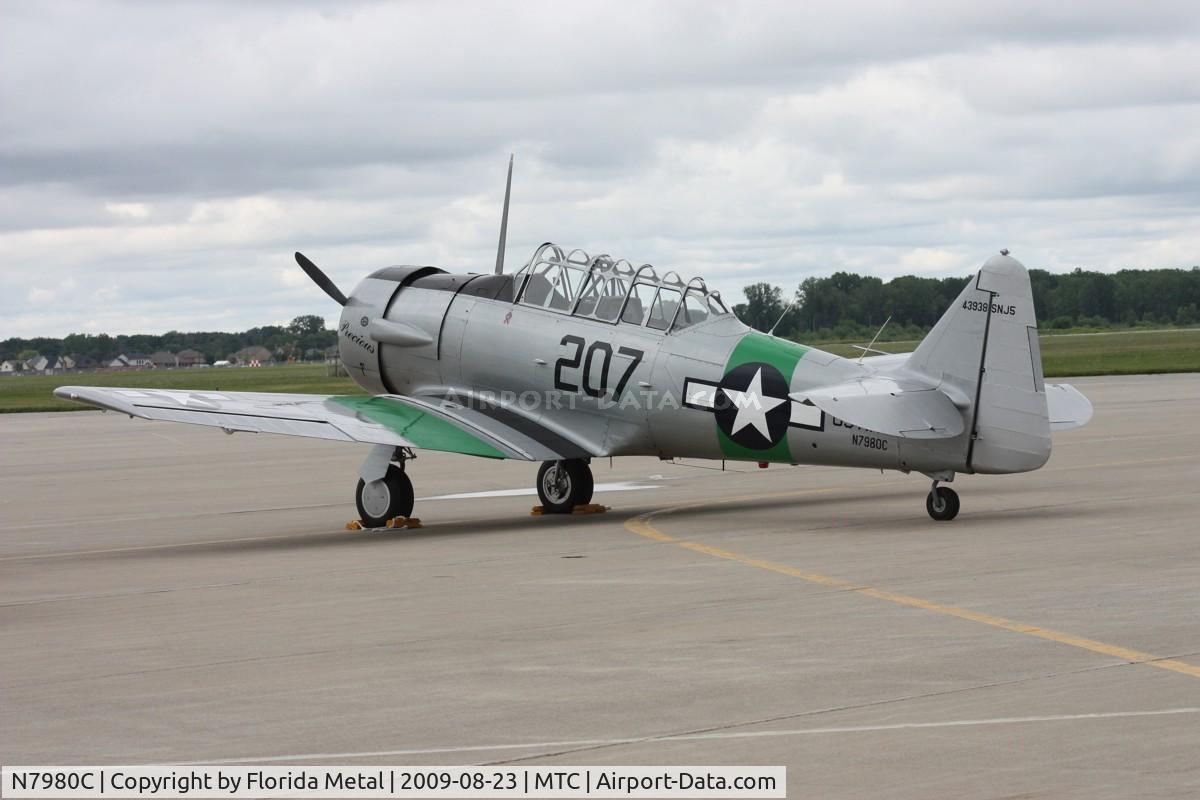 N7980C, 1943 North American SNJ-5 Texan Texan C/N 43938, SNJ-5