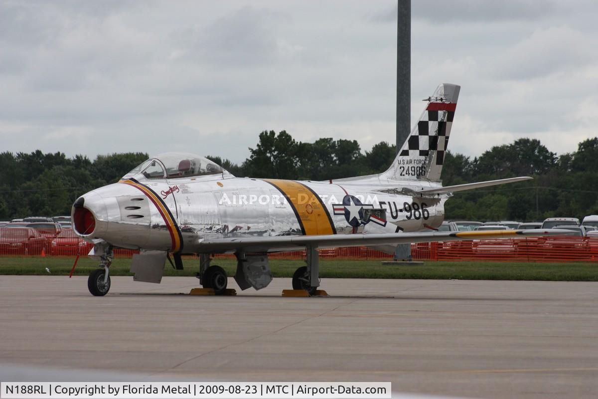 N188RL, 1952 North American F-86F Sabre C/N 191-682, F-86