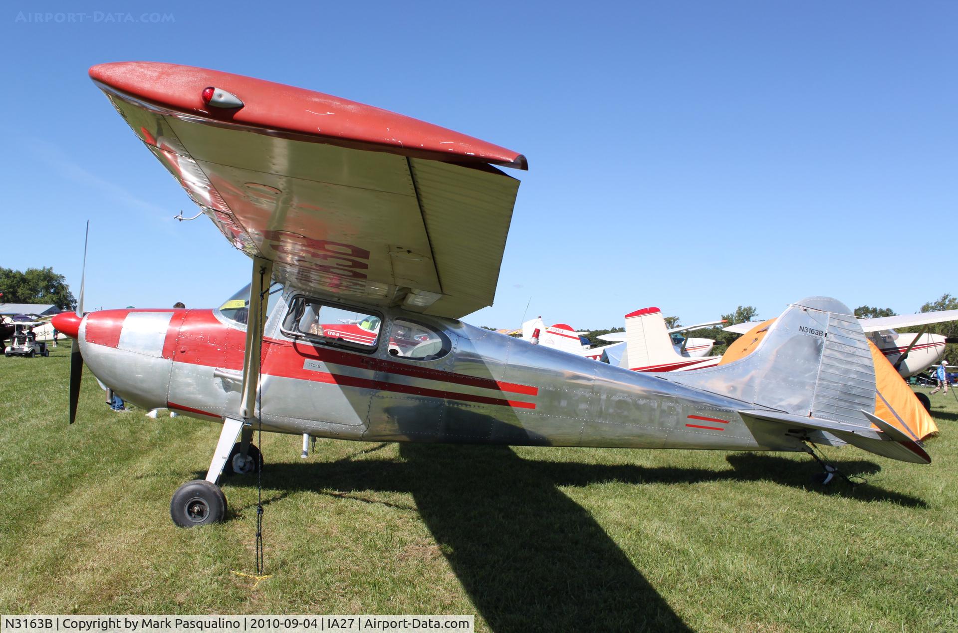 N3163B, 1952 Cessna 170B C/N 25405, Cessna 170B
