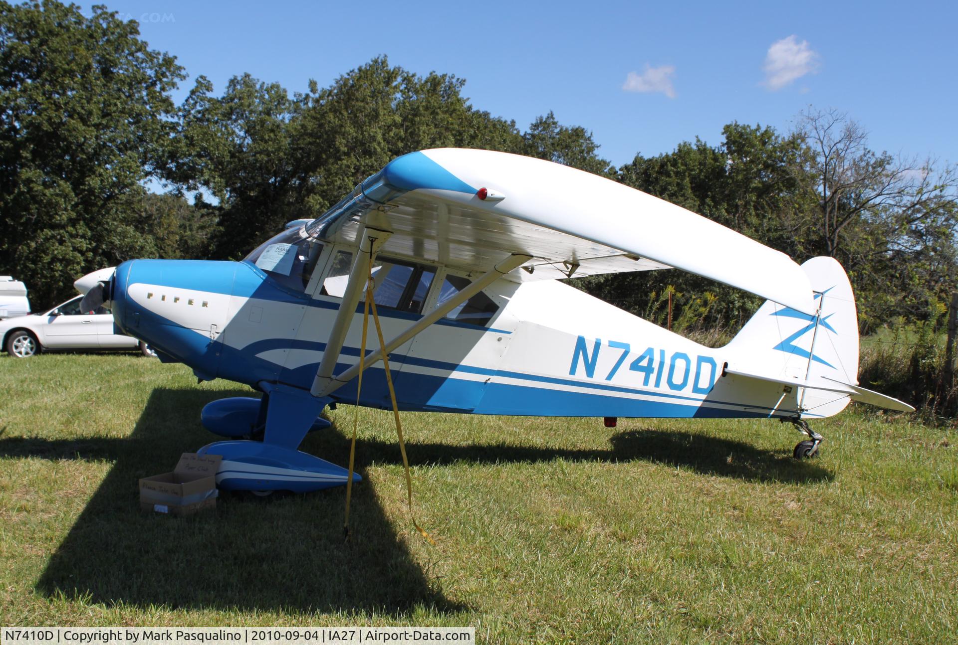 N7410D, 1957 Piper PA-22-150 C/N 22-5171, Piper PA-22-150