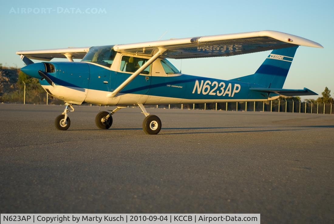 N623AP, 1969 Cessna 150J C/N 15070915, Sunrise on the ramp.
