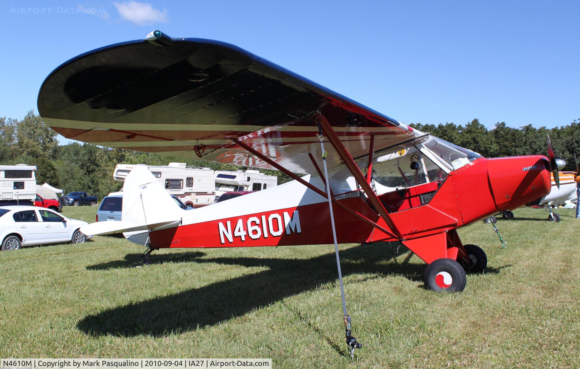 N4610M, 1947 Piper PA-11 Cub Special C/N 11-114, Piper PA-11
