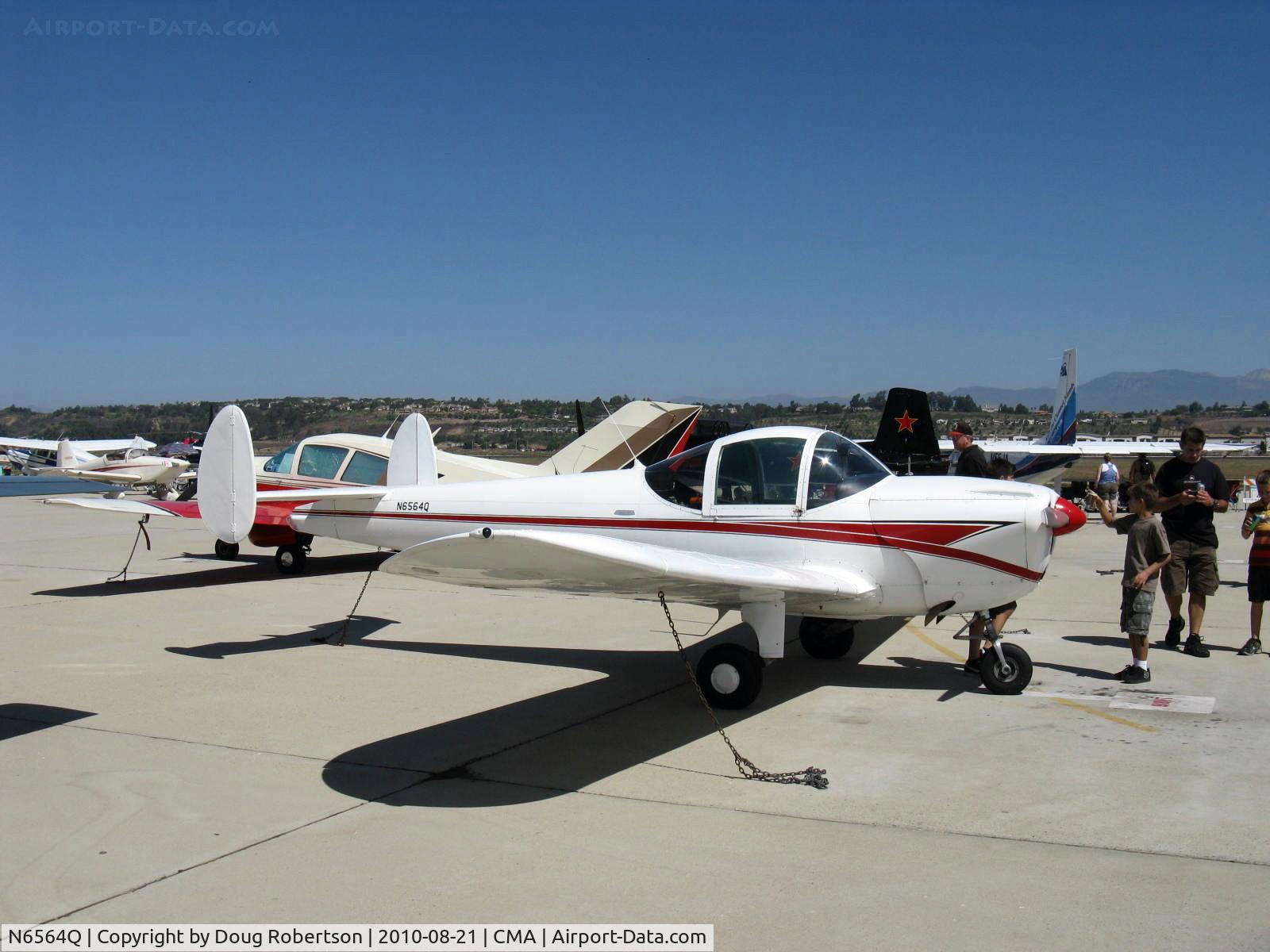 N6564Q, 1965 Alon A2 Aircoupe C/N A-64, 1965 Alon AIRCOUPE A2, Continental C90 90 Hp