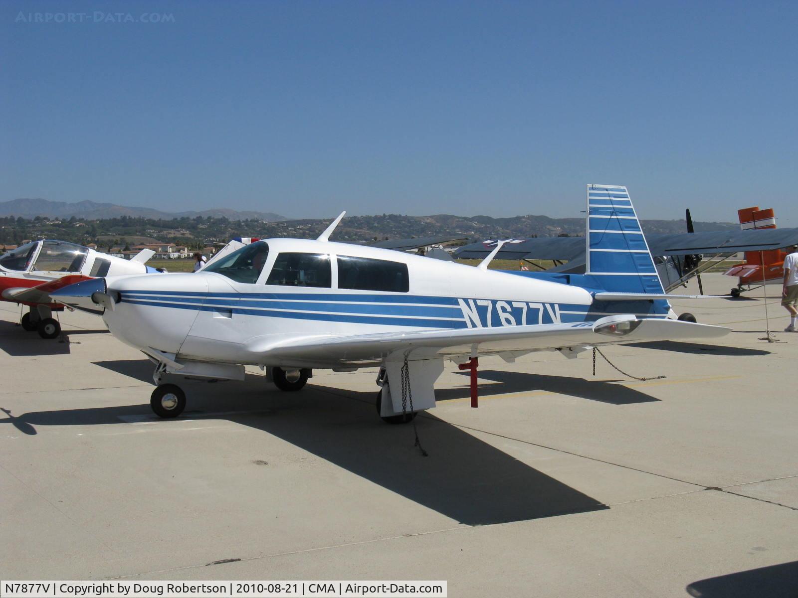 N7877V, 1964 Mooney M20C Ranger C/N 2840, 1964 Mooney M20C, Lycoming O&VO-360 180 Hp