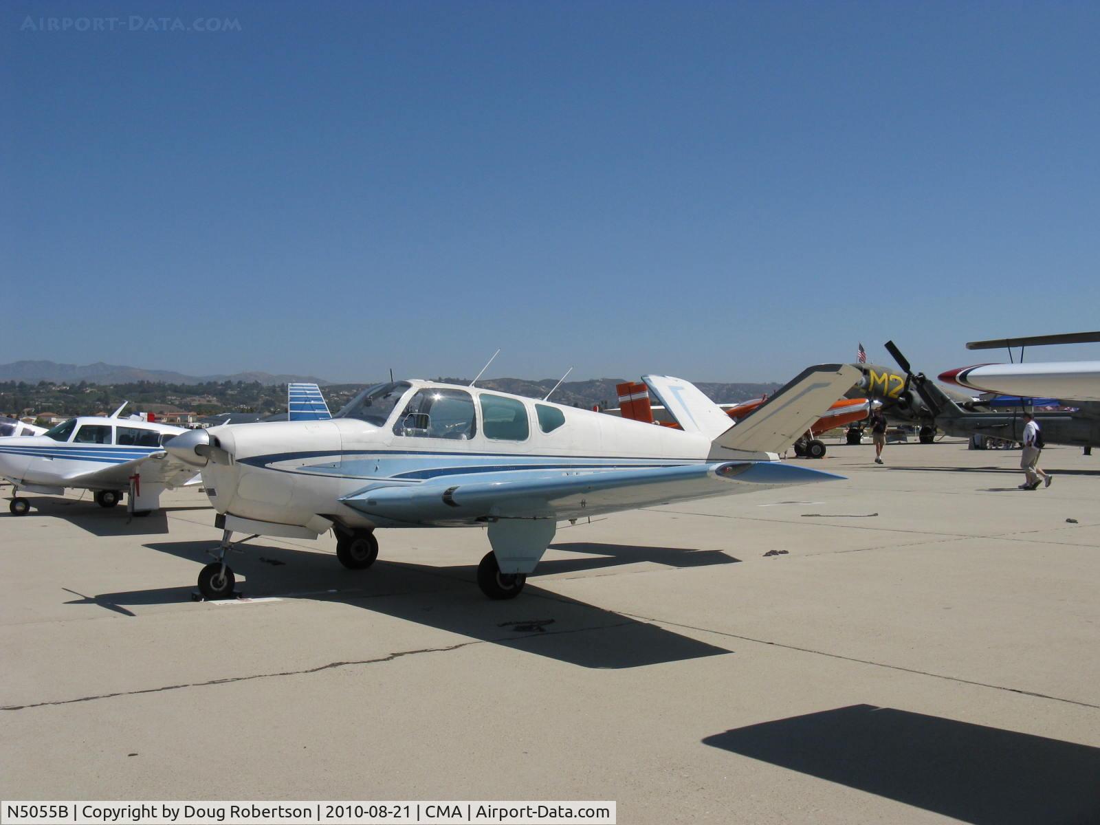 N5055B, 1955 Beech F35 Bonanza C/N D-4331, 1955 Beech F35 BONANZA, Lycoming O-360 conversion-unusual