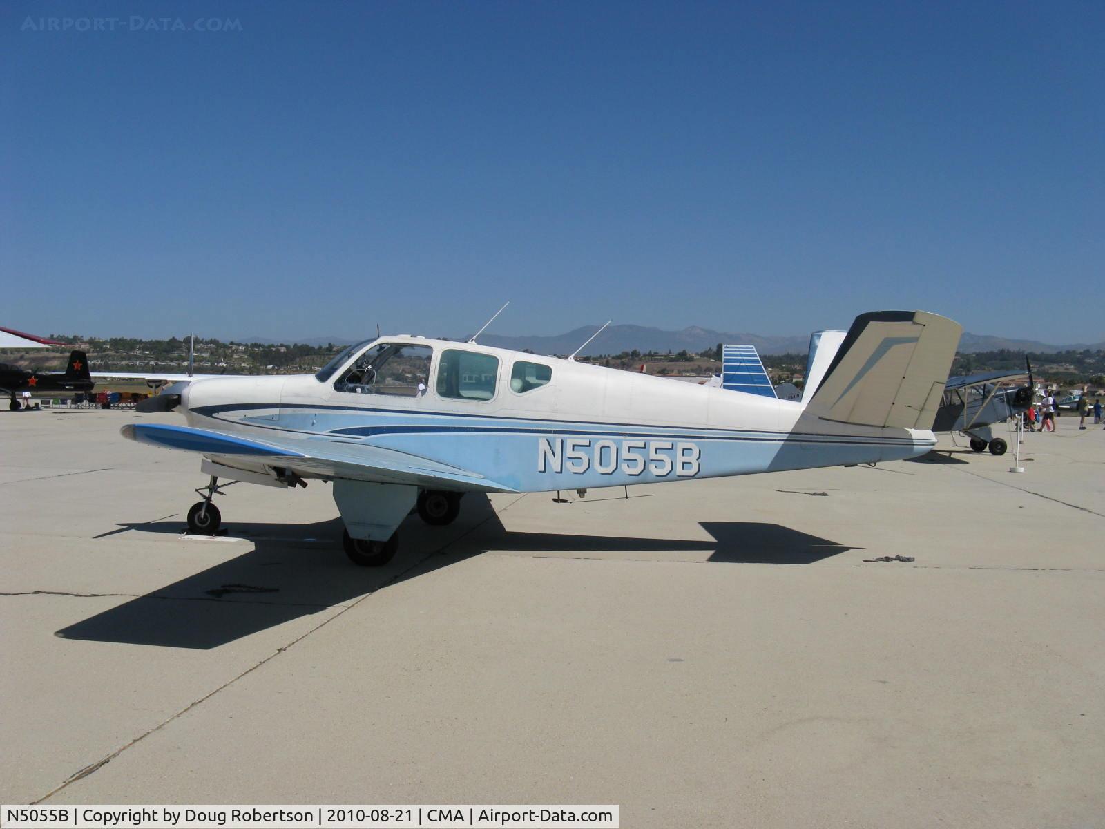 N5055B, 1955 Beech F35 Bonanza C/N D-4331, 1955 Beech F35 BONANZA, Lycoming O-360 conversion-unusual