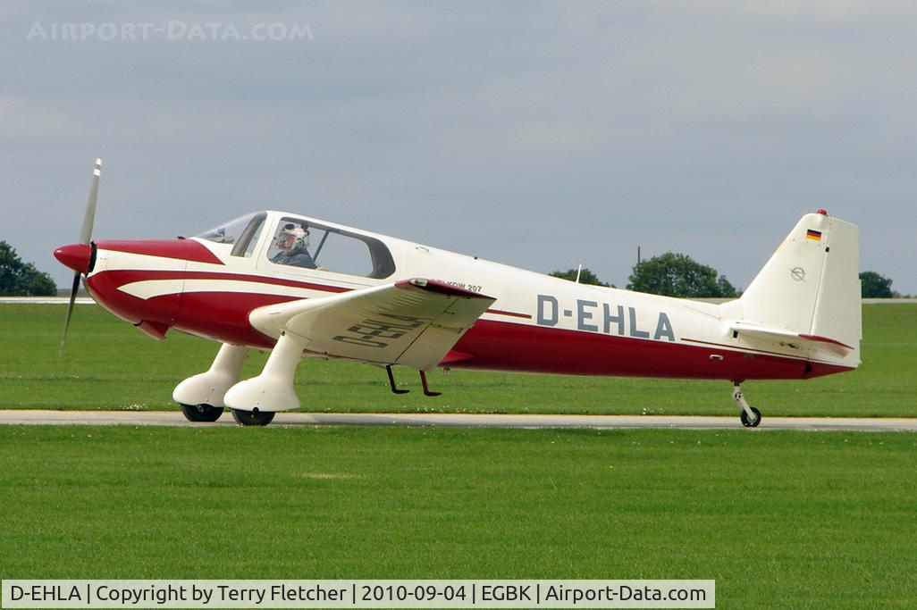 D-EHLA, 1963 Bolkow Bo-207 C/N 273, German Registered Bolkow Bo.207, c/n: 273 about to depart from the 2010 LAA National Rally at Sywell