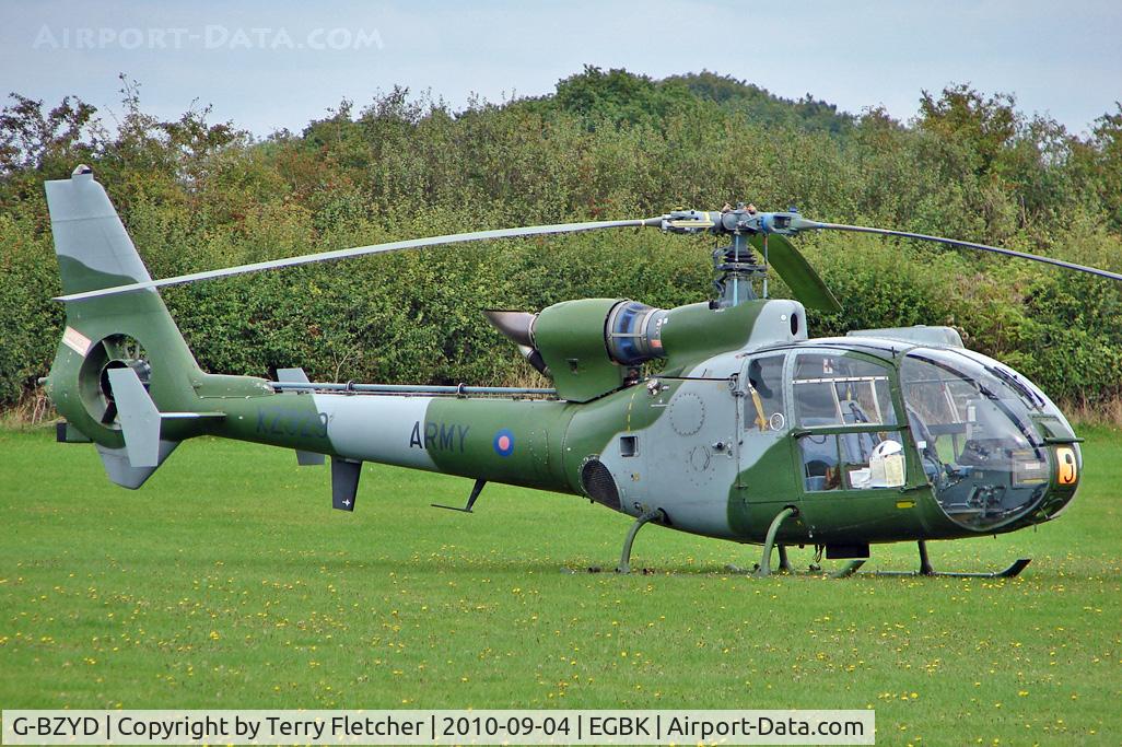 G-BZYD, 1977 Westland SA-341B Gazelle AH1 C/N 1648, 1977 Westland Helicopters Ltd GAZELLE AH.MK1, c/n: 1648 wears Serials XZ329 at 2010 LAA National Rally