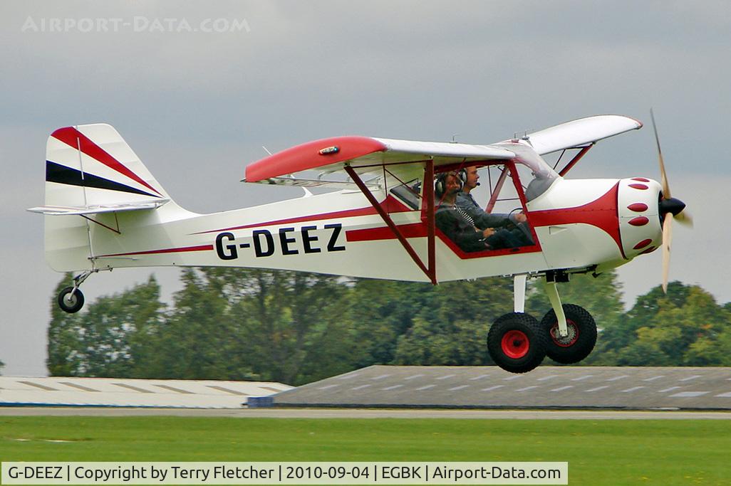G-DEEZ, 1990 Denney Kitfox Mk3 C/N 931, DENNEY KITFOX MK3 
Serial No.: 931 
arrivng at the 2010 LAA National Rally at Sywell