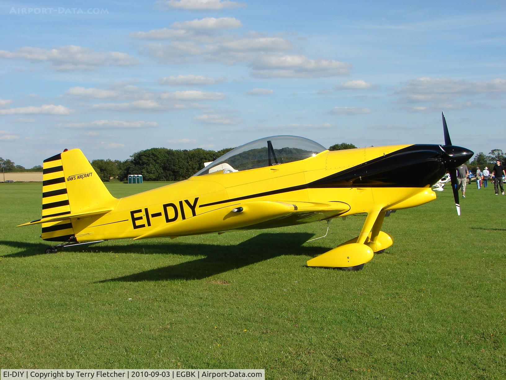 EI-DIY, Vans RV-4 C/N 3254, 2004 built John Anthony Kent RV-4, c/n: 3254 at 2010 LAA National Rally at Sywell (UK)