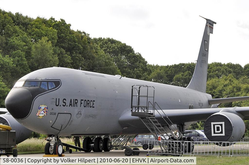 58-0036, 1958 Boeing KC-135R Stratotanker C/N 17781, FY 1958