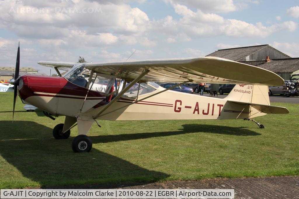 G-AJIT, 1946 Auster J-1 Kingsland C/N 2337, Auster Kingsland at Breighton Airfield's Summer Madness All Comers Fly-In in August 2010.