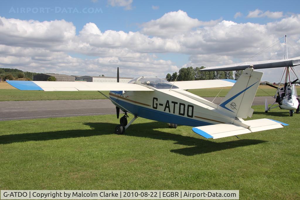G-ATDO, 1965 Bolkow Bo-208C Junior C/N 576, Bolkow Bo-208C Junior at Breighton Airfield's Summer Madness All Comers Fly-In in August 2010.