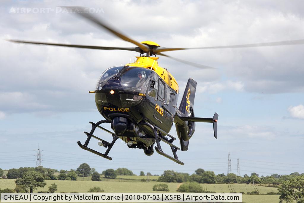 G-NEAU, 2004 Eurocopter EC-135T-2 C/N 0333, Eurocopter EC-135T-2 (UK Police Force) at Fishburn Airfield, UK in July 2010.