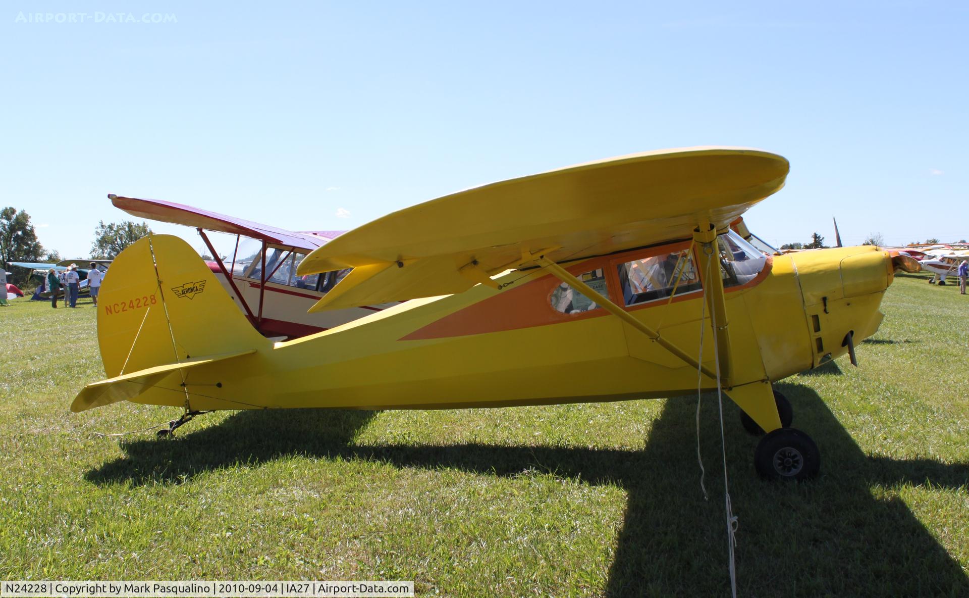 N24228, 1939 Aeronca 65-LA C/N L-6949, Aeronca 65-LA