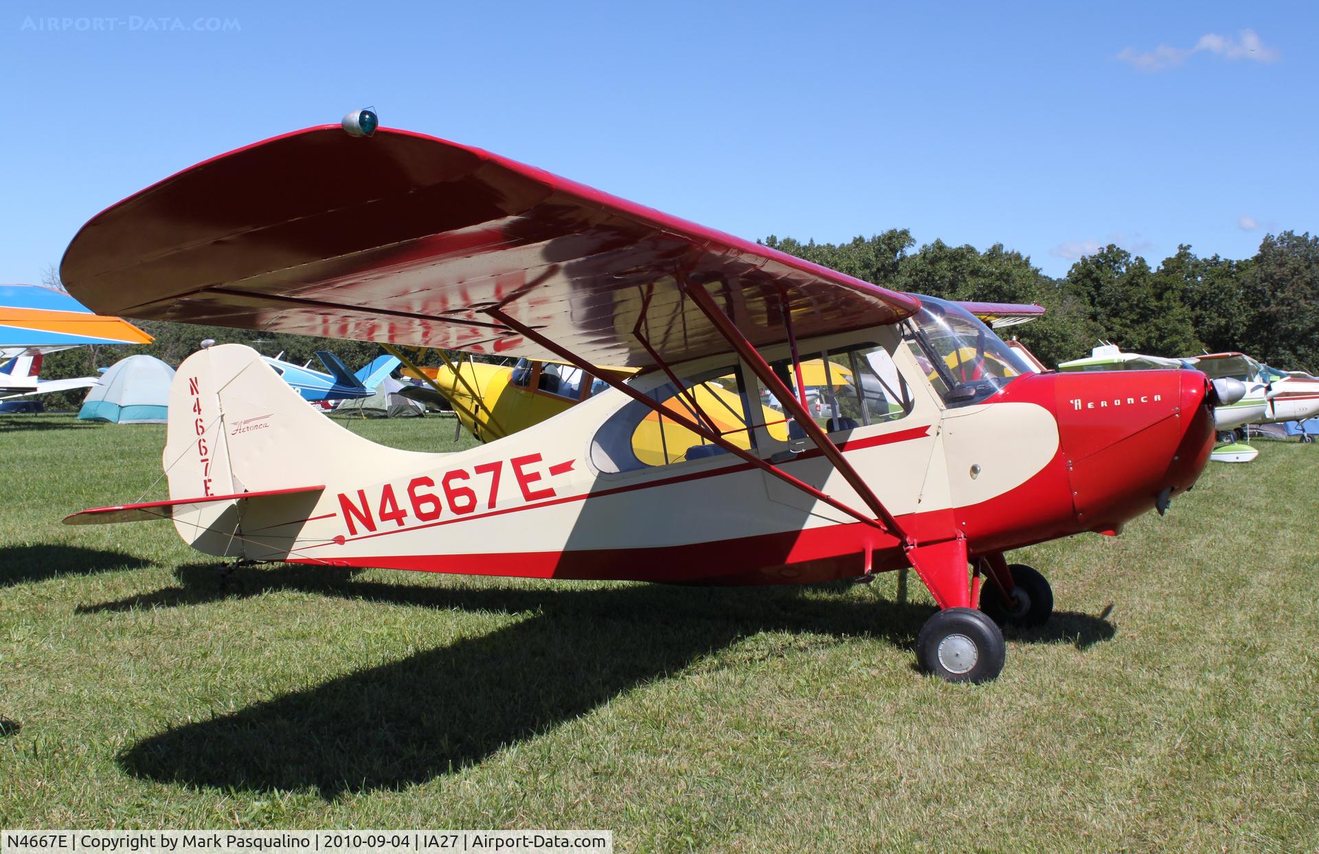 N4667E, 1950 Aeronca 7EC Traveler C/N 7EC-15, Aeronca 7EC