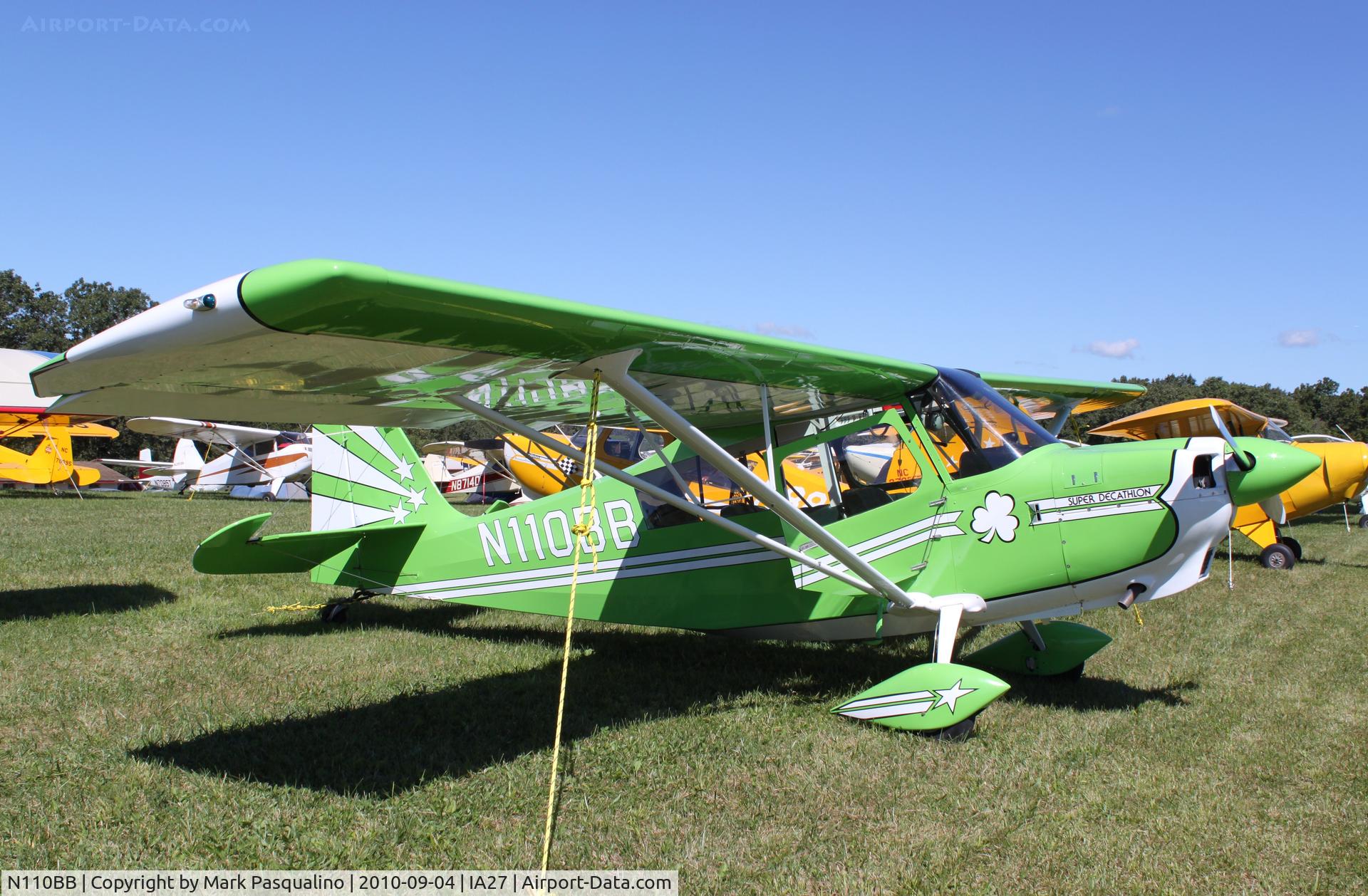 N110BB, 1955 American Champion 8KCAB Super Decathlon C/N 716-93, American Champion 8KCAB