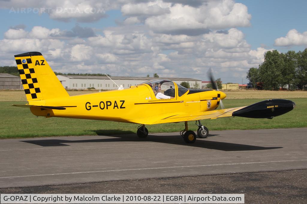 G-OPAZ, 2001 Pazmany PL-2 C/N PFA 069-10673, Pazmany PL-2 at Breighton Airfield's Summer Madness All Comers Fly-In in August 2010.