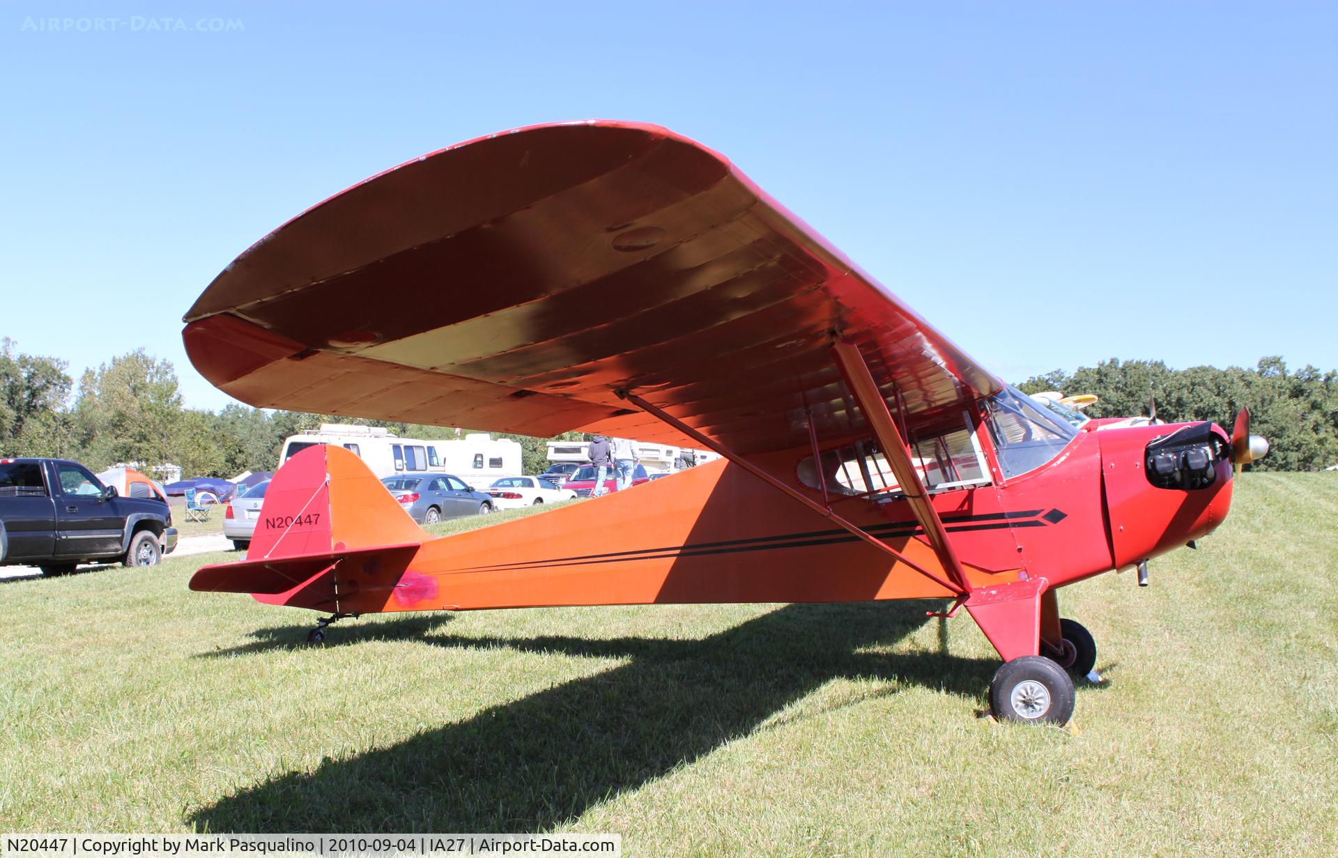 N20447, 1939 Taylorcraft BF C/N 1135, Taylorcraft BF