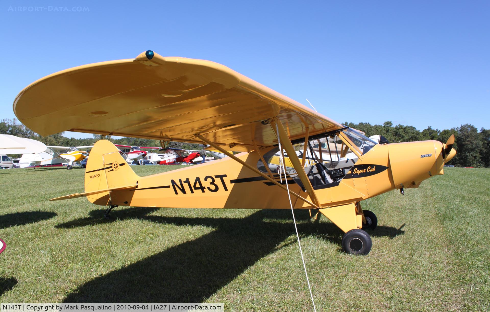 N143T, 1953 Piper PA-18-105 SPECIAL C/N 18-2257, Piper PA-18-105 Special