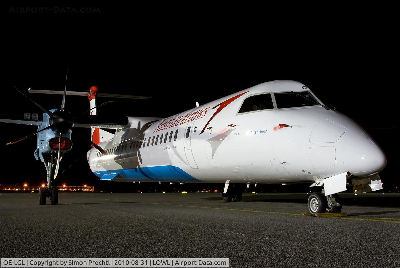 OE-LGL, 2010 De Havilland Canada DHC-8-402Q Dash 8 C/N 4310, OE-LGL @ Linz Airport