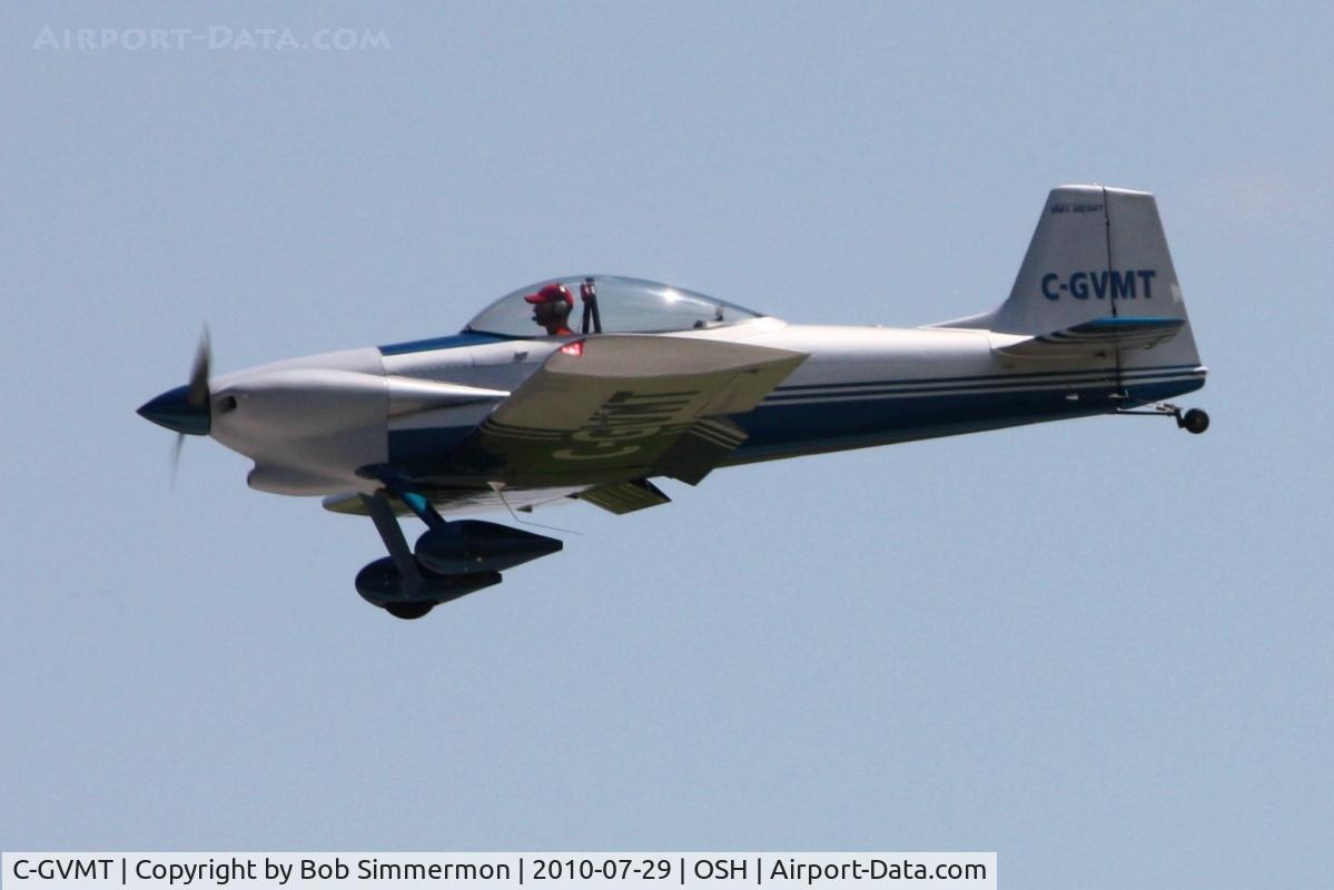 C-GVMT, 2009 Vans RV-4 C/N 1444, Arriving at Airventure 2010 - Oshkosh, Wisconsin