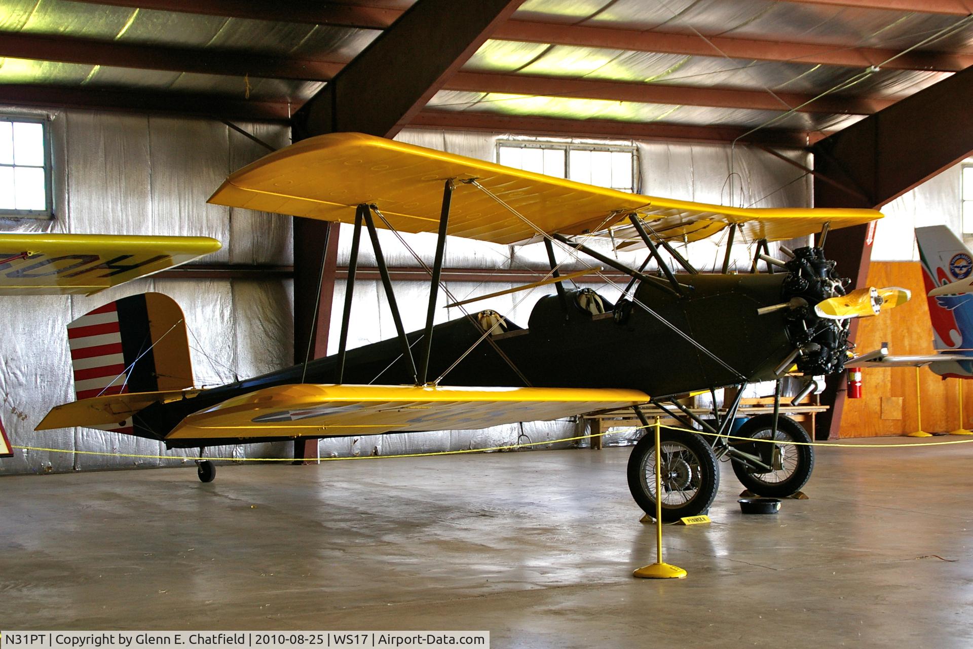 N31PT, 1998 Consolidated PT-3 Replica C/N 1, At the EAA Museum.  Replica PT-3