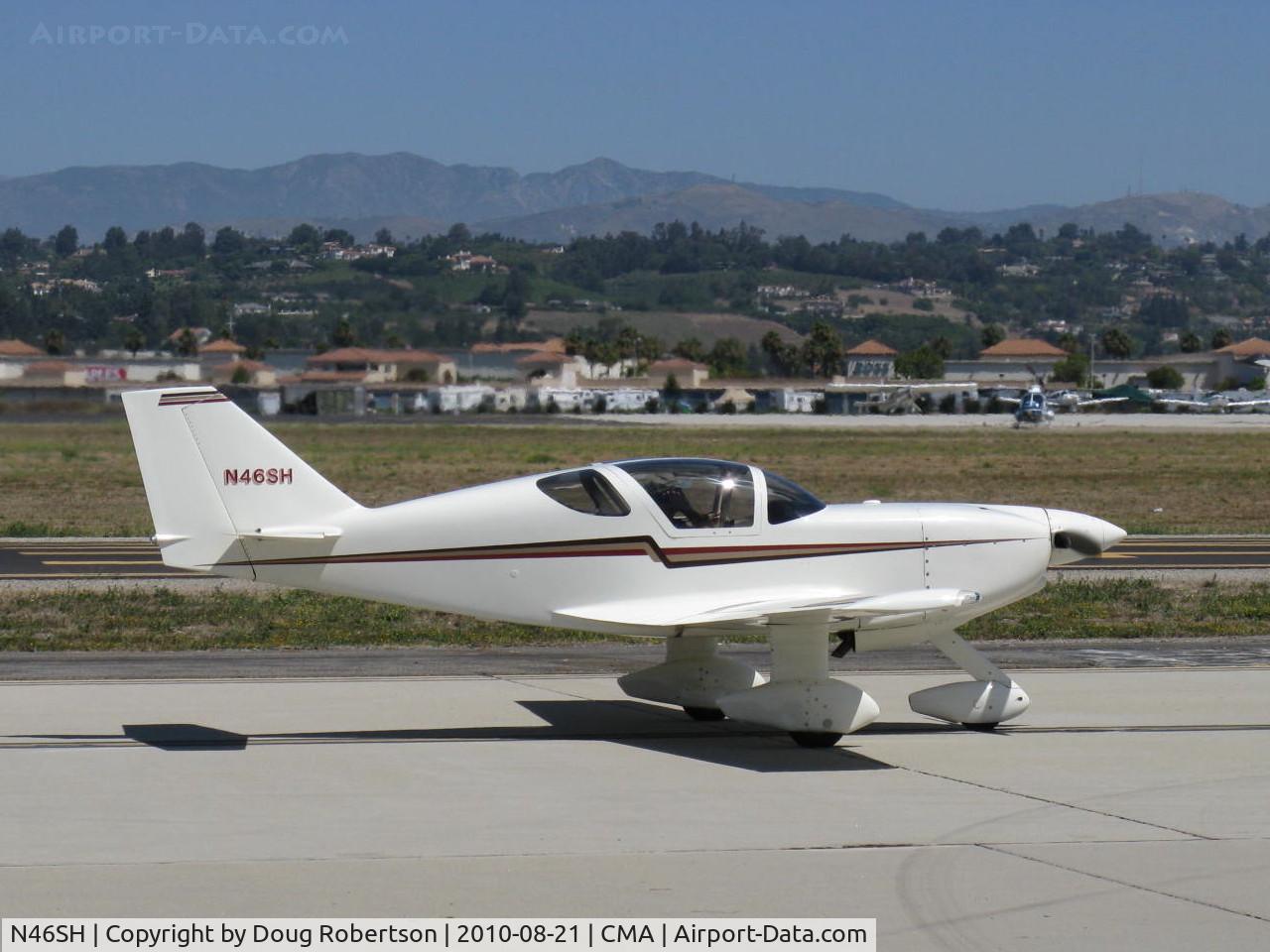 N46SH, 1987 Stoddard-Hamilton Glasair FT C/N 172, 1987 Alley GLASAIR F T, Lycoming IO-360, taxi