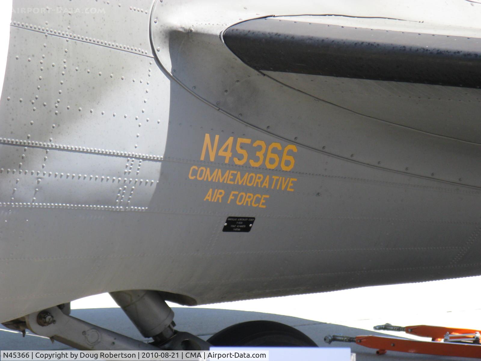 N45366, 1943 Douglas C-53D-DO Skytrooper (DC-3A) C/N 11757, 1943 Douglas C-53D SKYTROOPER 'D-DAY DOLL', two Curtiss-Wright R-1820-56 Cyclones, 1,200 Hp each