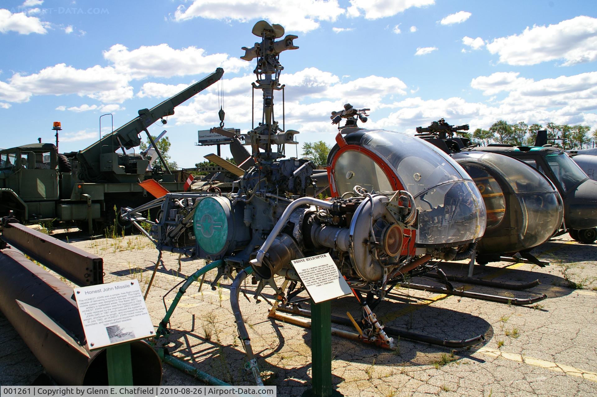 001261, 1965 Gyrodyne QH-50C C/N DS-1261, At the Russell Military Museum