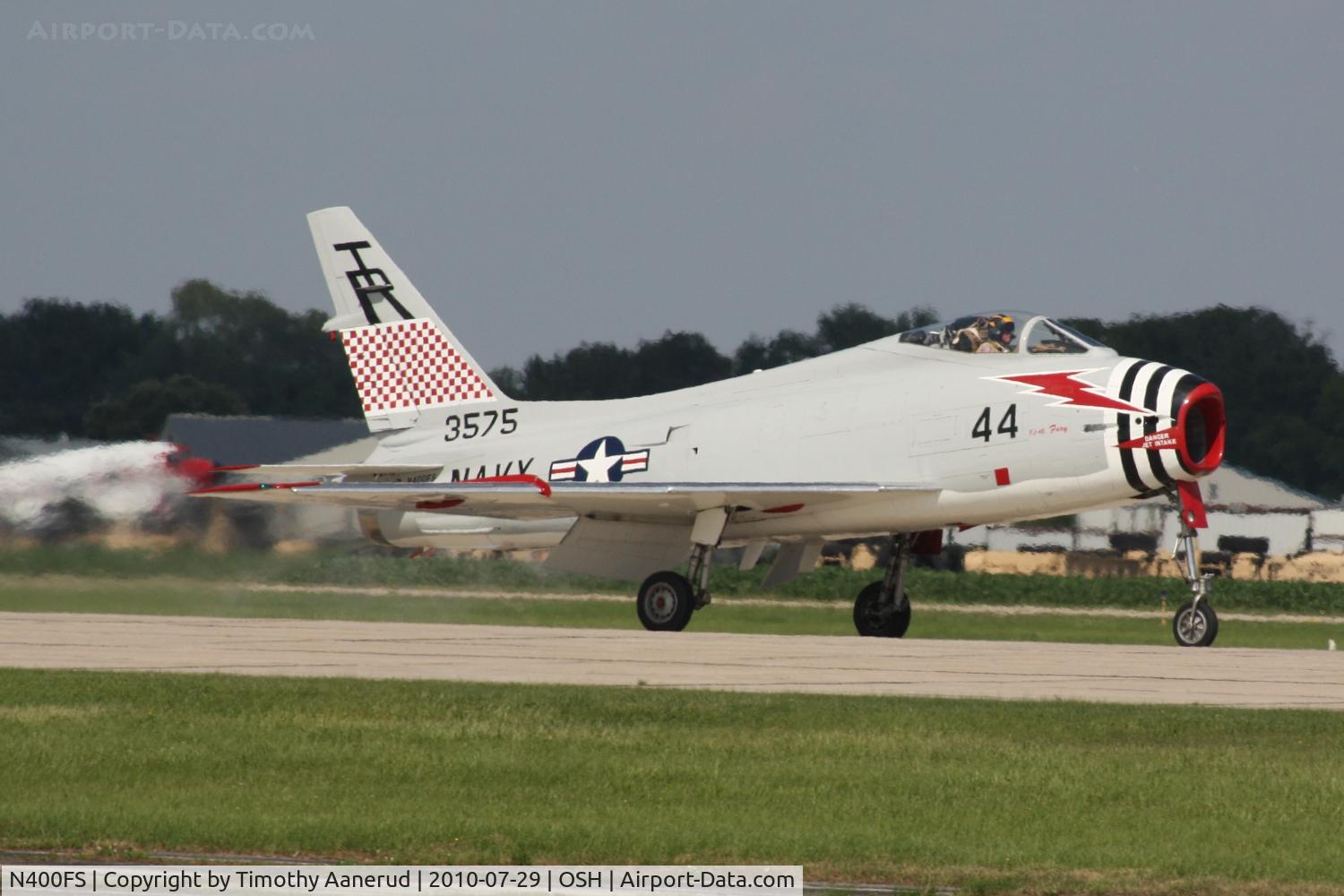 N400FS, 1958 North American AF-1E Fury C/N 244-83, 1958 North American FJ-4B, c/n: 143575