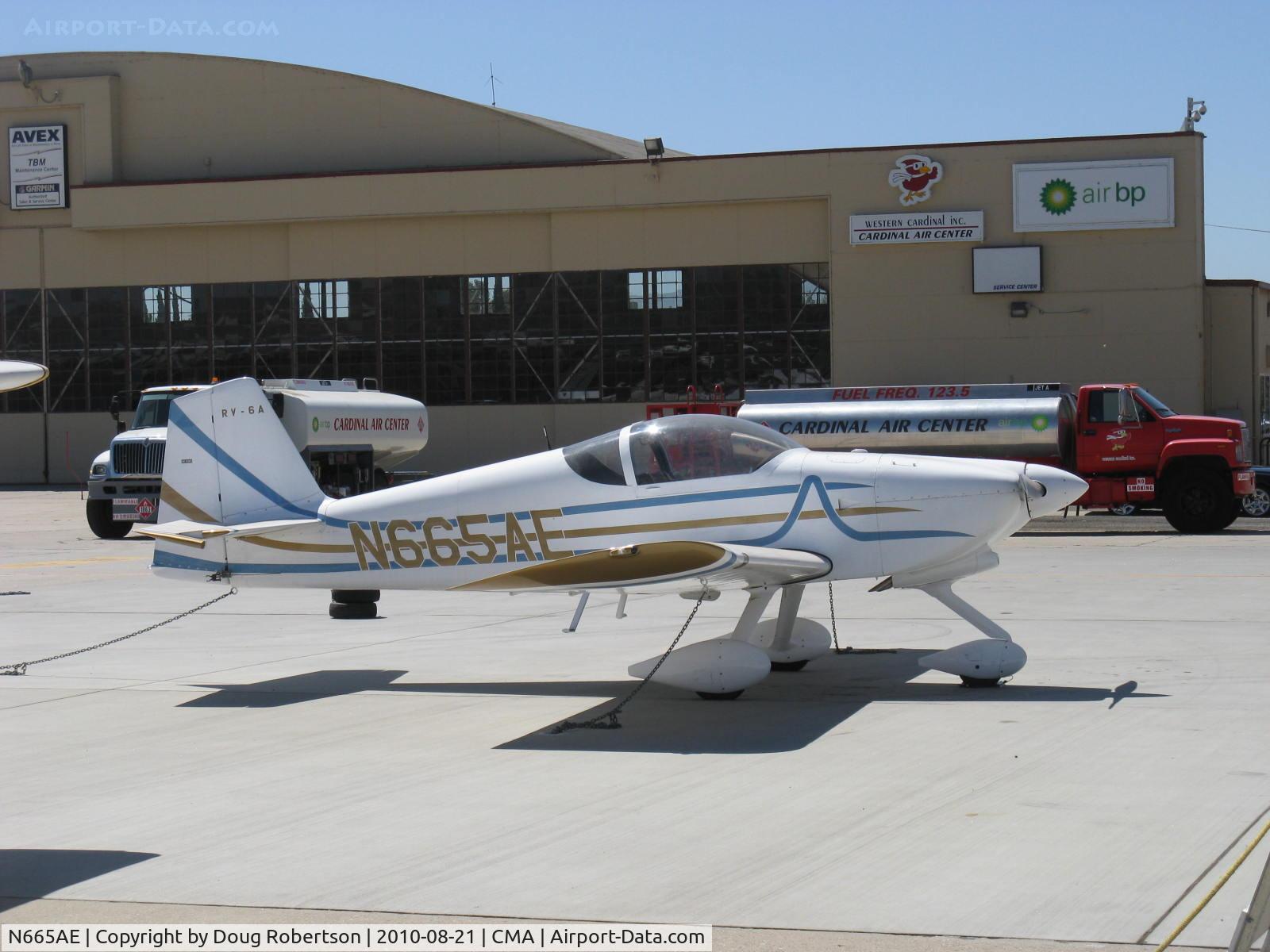 N665AE, Vans RV-6A C/N 25664, 2008 Erives VAN's RV-6A