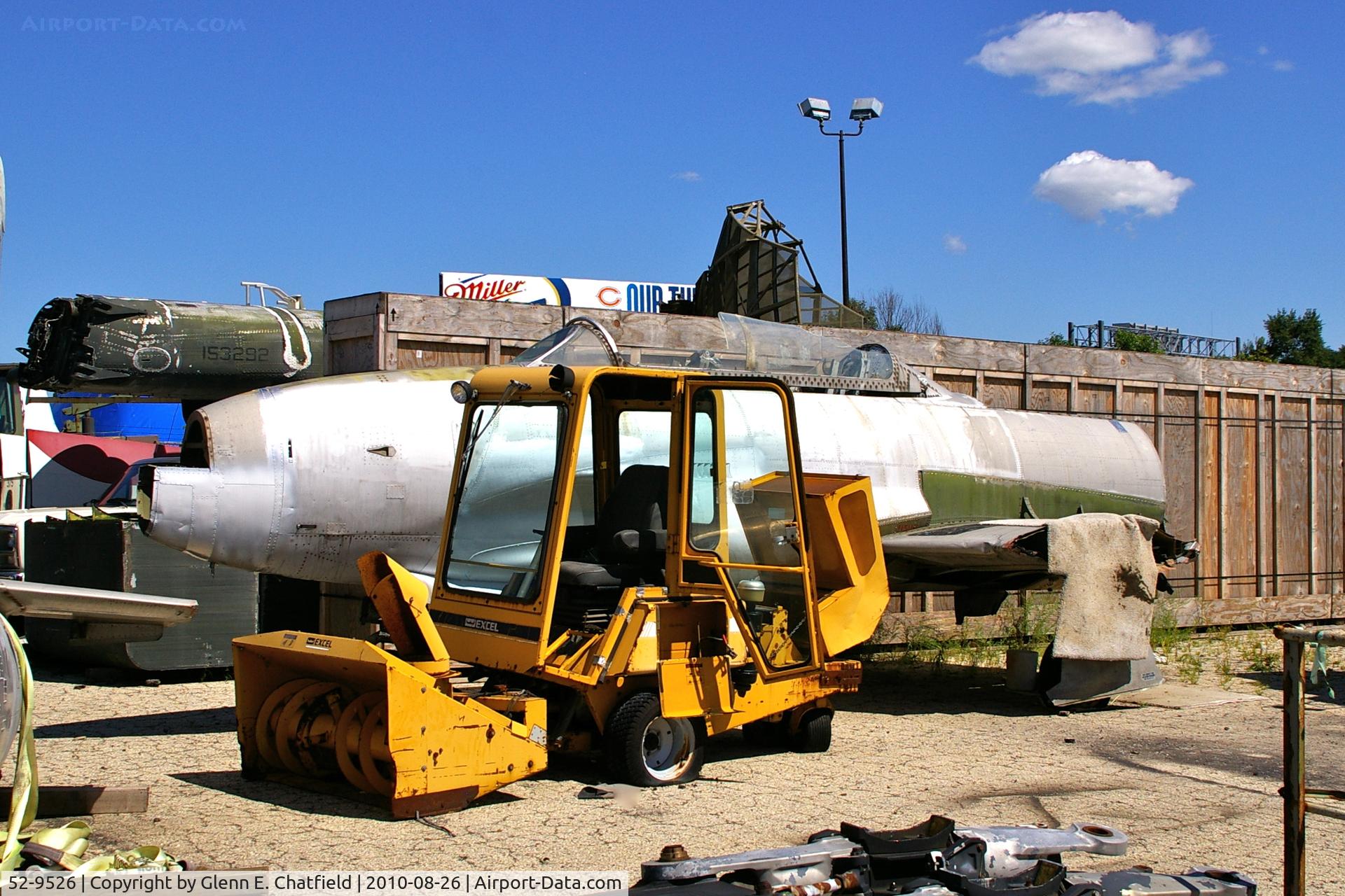 52-9526, 1952 Lockheed T-33A-1-LO Shooting Star C/N 580-7661, This aircraft has the tail of 52-9141.  At the Russell Military Museum