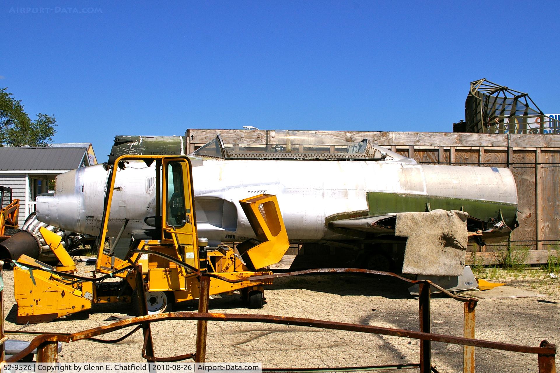 52-9526, 1952 Lockheed T-33A-1-LO Shooting Star C/N 580-7661, This aircraft has the tail of 52-9141.  At the Russell Military Museum