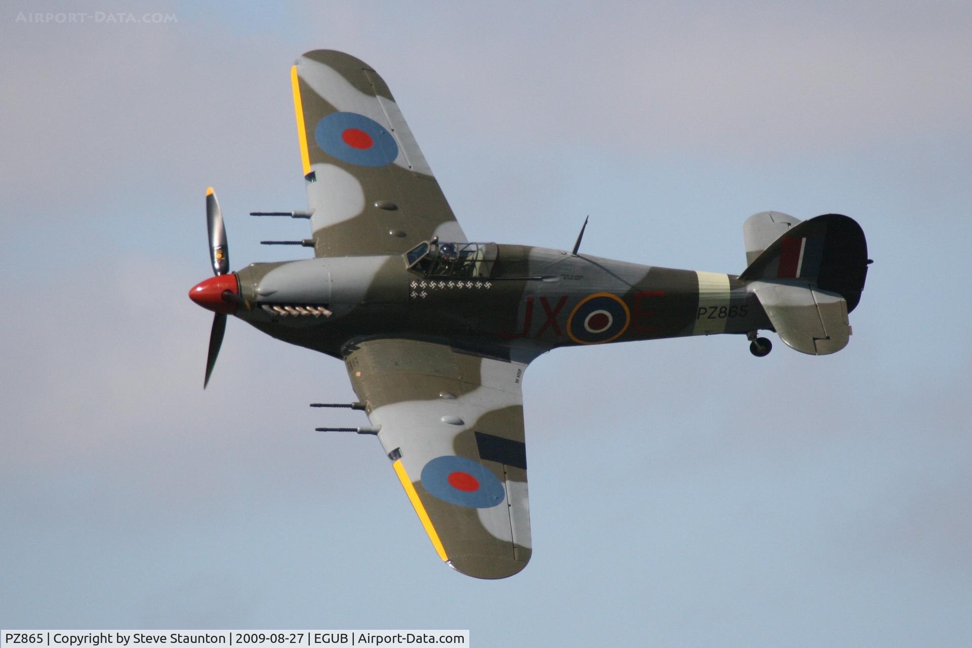 PZ865, 1944 Hawker Hurricane IIC C/N PZ865, Taken at RAF Benson Families Day, August 2009