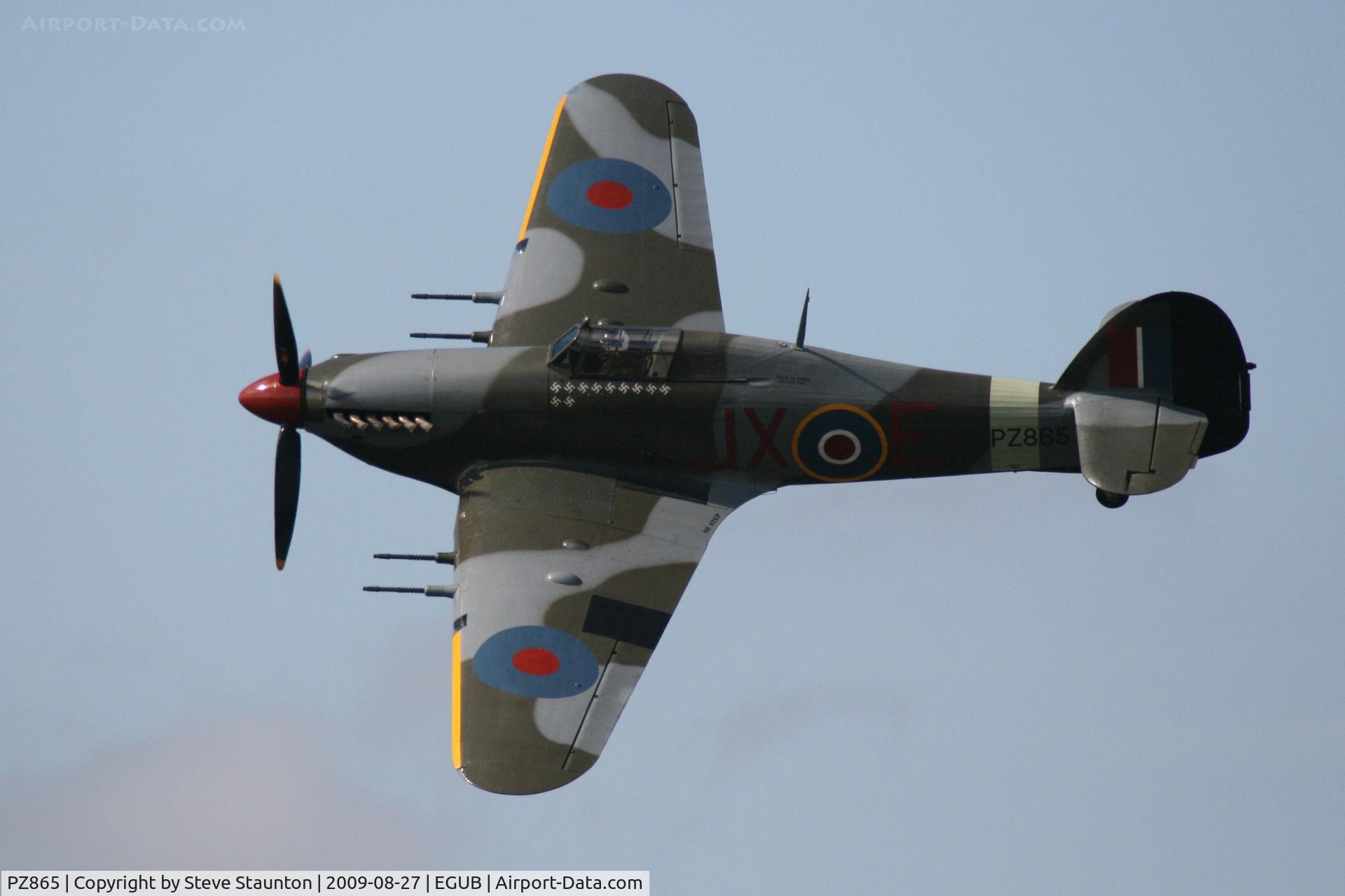 PZ865, 1944 Hawker Hurricane IIC C/N PZ865, Taken at RAF Benson Families Day, August 2009