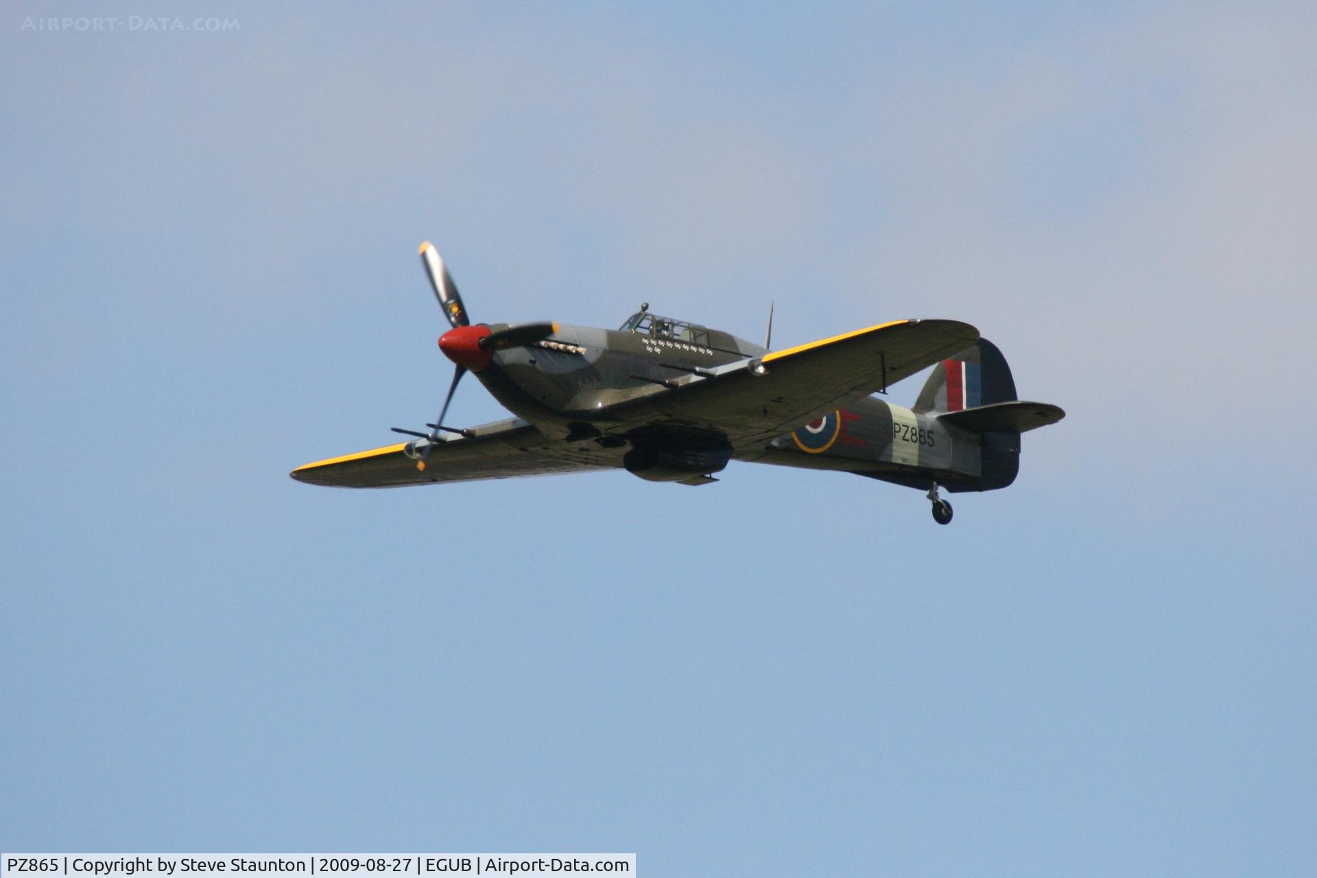 PZ865, 1944 Hawker Hurricane IIC C/N PZ865, Taken at RAF Benson Families Day, August 2009