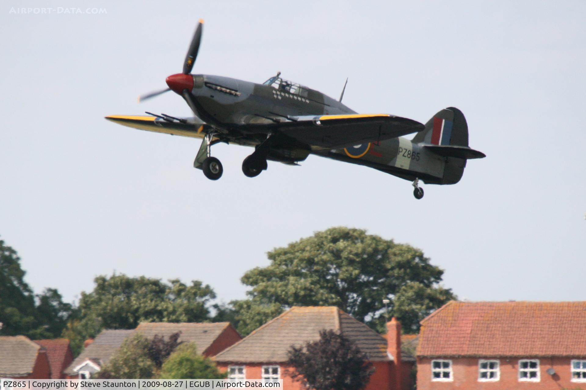 PZ865, 1944 Hawker Hurricane IIC C/N PZ865, Taken at RAF Benson Families Day, August 2009