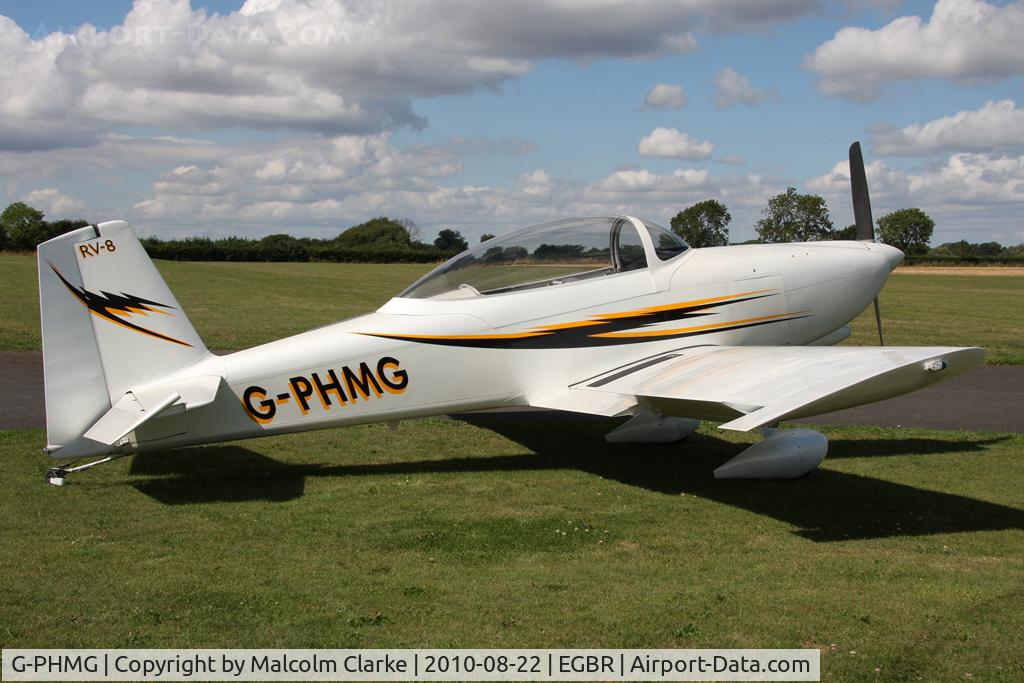 G-PHMG, 2007 Vans RV-8 C/N PFA 303-13639, Vans RV-8 at Breighton Airfield's Summer Madness All Comers Fly-In in August 2010.
