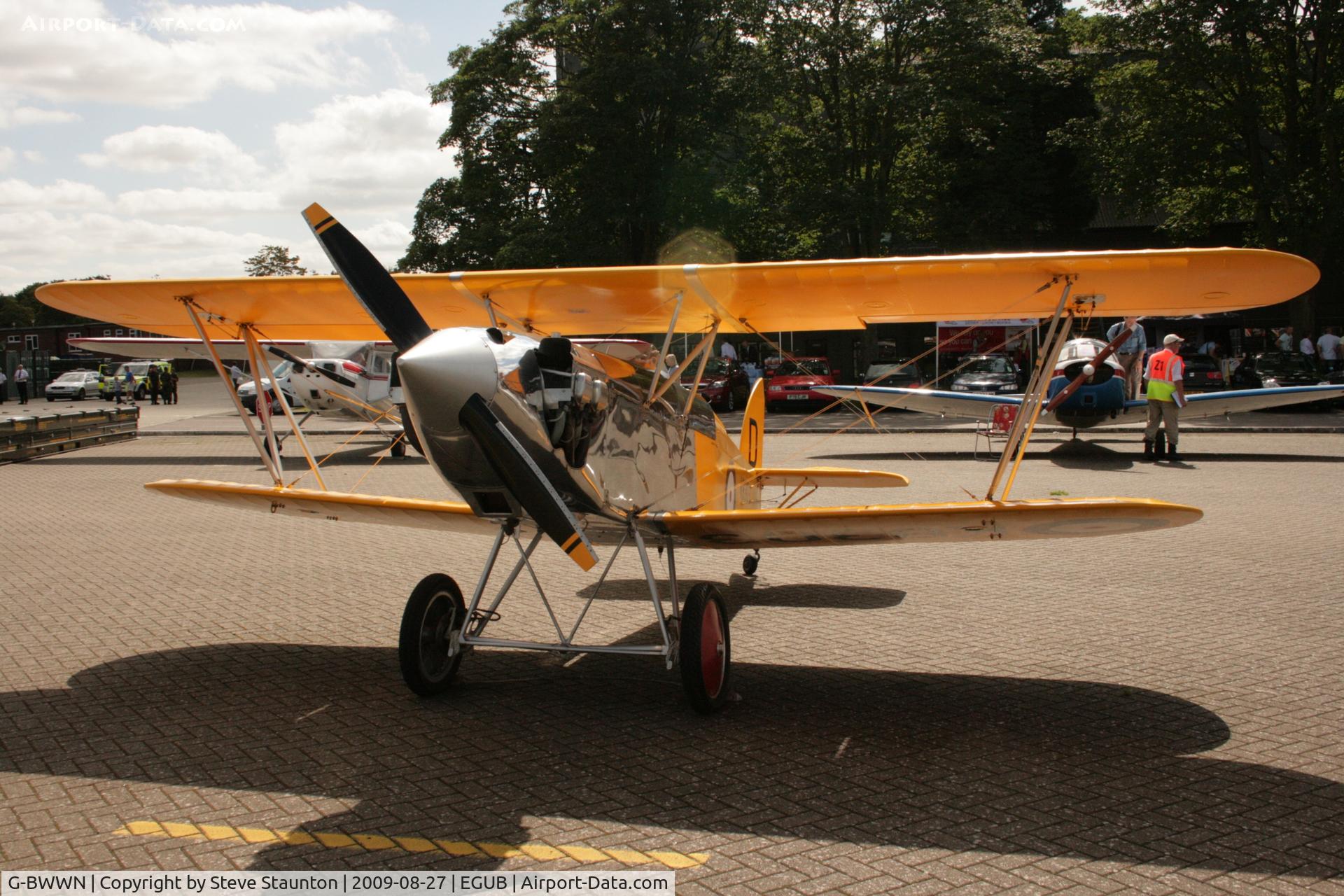 G-BWWN, 1998 Isaacs Fury II C/N PFA 011-10957, Taken at RAF Benson Families Day, August 2009