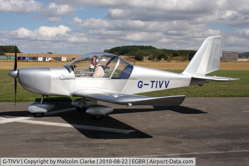 G-TIVV, 2005 Aerotechnik EV-97 Eurostar C/N PFA 315-14435, Aerotechnik EV-97 Eurostar at Breighton Airfield's Summer Madness All Comers Fly-In in August 2010.