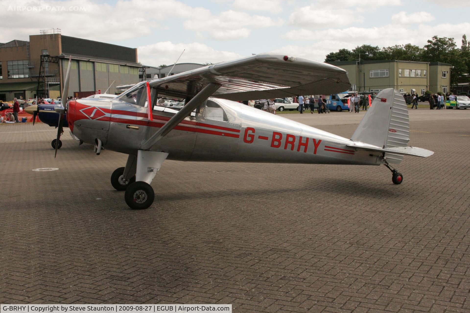 G-BRHY, 1947 Luscombe 8E Silvaire C/N 5138, Taken at RAF Benson Families Day, August 2009