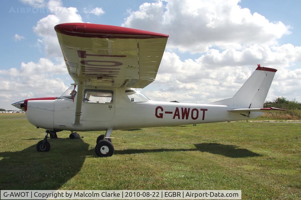 G-AWOT, 1968 Reims Cessna F150H C/N 0389, Reims F150H at Breighton Airfield's Summer Madness All Comers Fly-In in August 2010.
