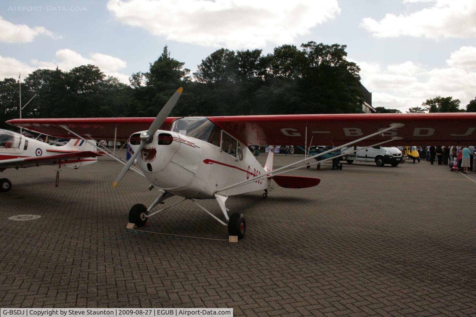 G-BSDJ, 1941 Piper J-4E Cub Coupe C/N 4-1456, Taken at RAF Benson Families Day, August 2009