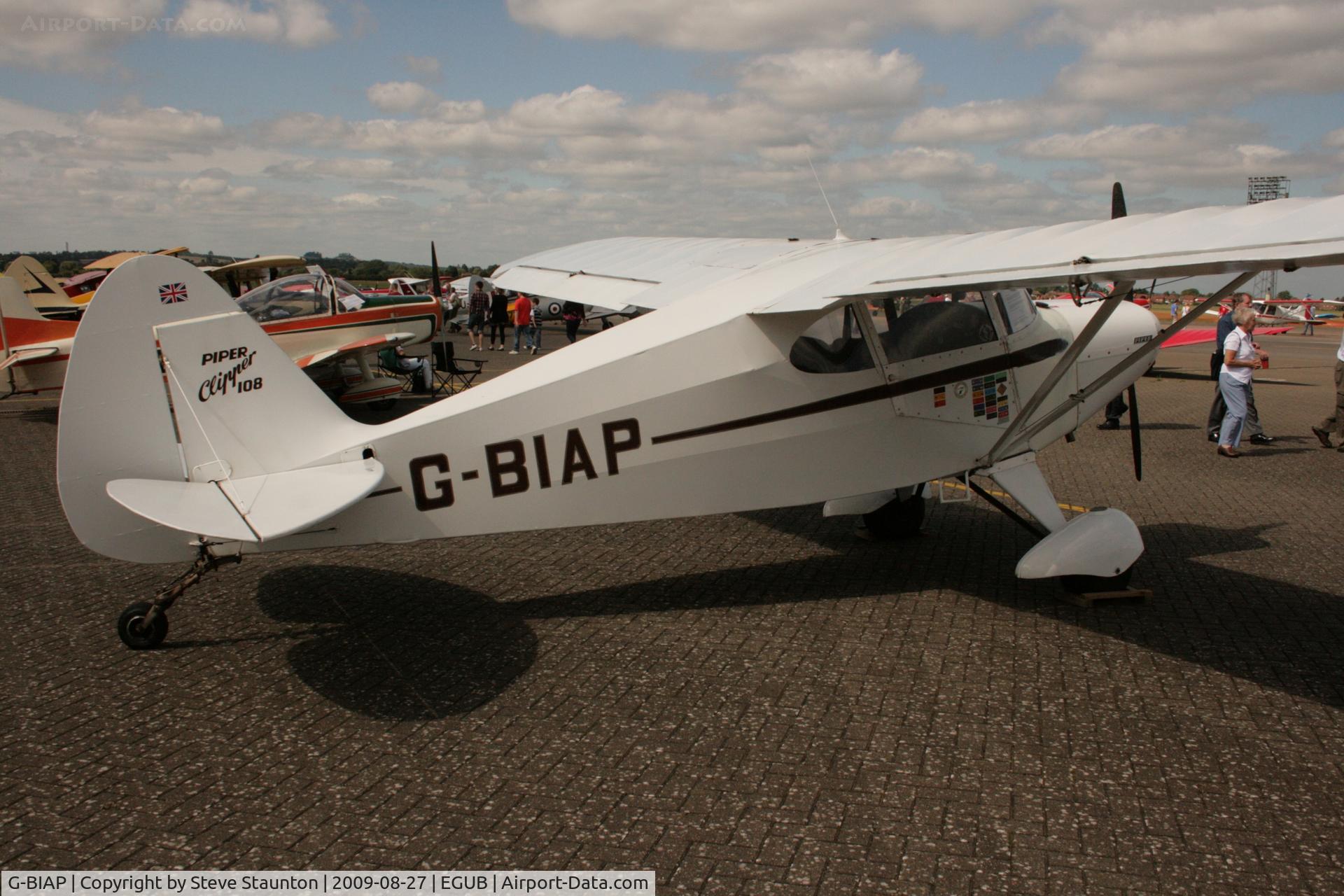 G-BIAP, 1950 Piper PA-16 Clipper Clipper C/N 16-732, Taken at RAF Benson Families Day, August 2009