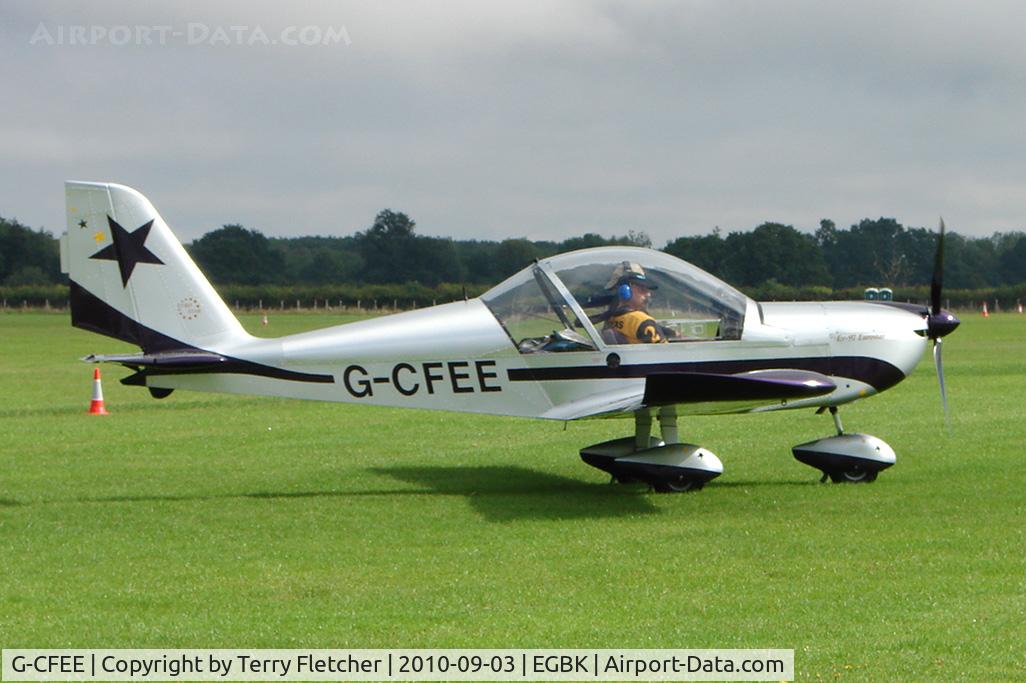 G-CFEE, 2008 Evektor-Aerotechnik EV-97 Eurostar C/N LAA 315-14778, 2008 Pritchard Gr AEROTECHNIK EV-97 EUROSTAR, c/n: LAA 315-14778 at 2010 LAA National Rally