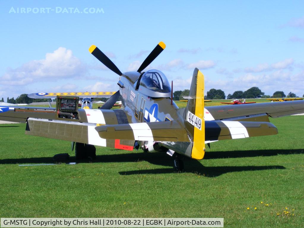 G-MSTG, 1945 North American P-51D Mustang C/N 124-48271, at the Sywell Airshow