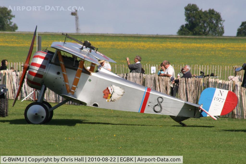 G-BWMJ, 1981 Nieuport 17 Scout Replica C/N PFA 121-12351, at the Sywell Airshow