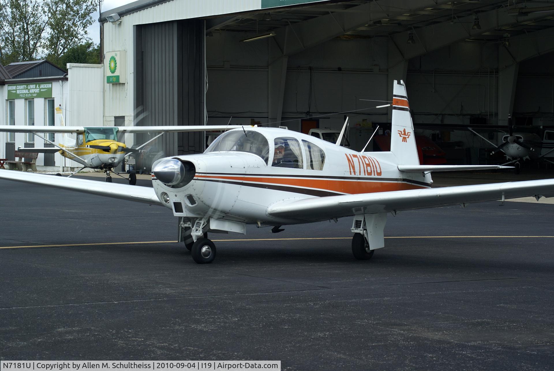 N7181U, 1964 Mooney M20C Ranger C/N 2763, Mooney M20C